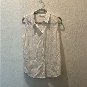 White Button Down L